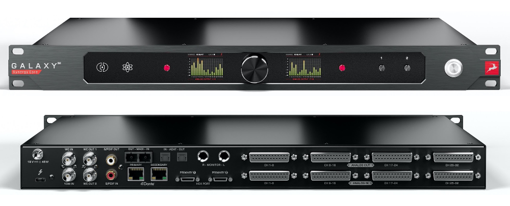 Antelope Debuts New Galaxy 32 System Core Audio Interface Ad Da Converter Prosoundweb
